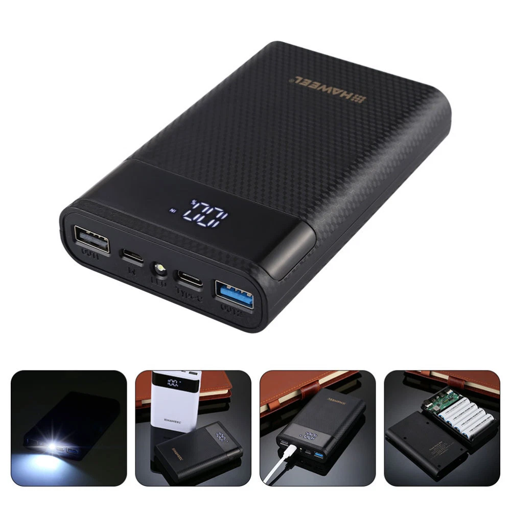 18650 Power Bank 4-Slot Battery Charger with USB Output for DIY Accessories and Portable Charging Solutions 18650 Power Bank 4-Slot Battery Charger with USB Output for DIY Accessories and Portable Charging Solutions