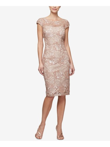 Alex Evenings Women's Midi Length 