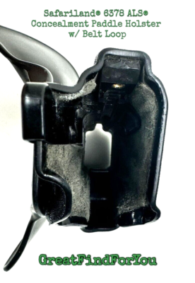 Safariland 6378 ALS Paddle Holster For Glock 29/30 - STX Black Finish, Left Hand - View #4