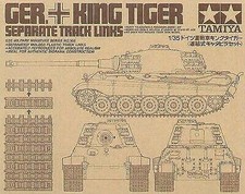 TAMIYA 35165 King Tiger Track Links 1:35 Military Model Kit