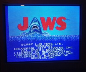 Jaws NES (Nintendo, 1987) Box, Manual, Cartridge - RARE & TESTED