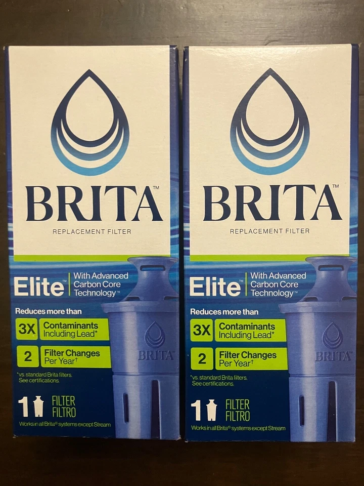 BRITA Elite Replacement Filters 2 Filters (BRAND NEW FACTORY SEALED IN BOX) - Image 3 of 3