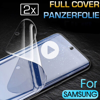 2 x Full Cover Panzerfolie für Samsung Galaxy Note 10 Note Plus 