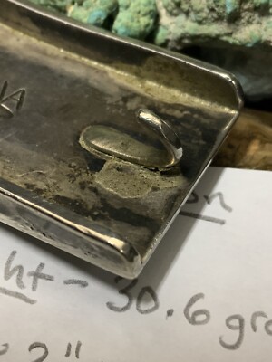 Vintage, Kewa “Vidal Aragon” Sterling Silver & Turquoise Belt