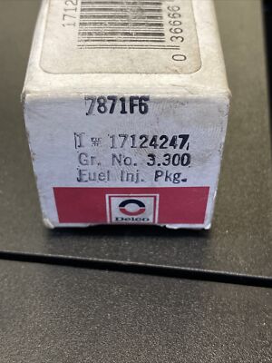 Acdelco 17124247 Fuel Injector - 17124247 | eBay