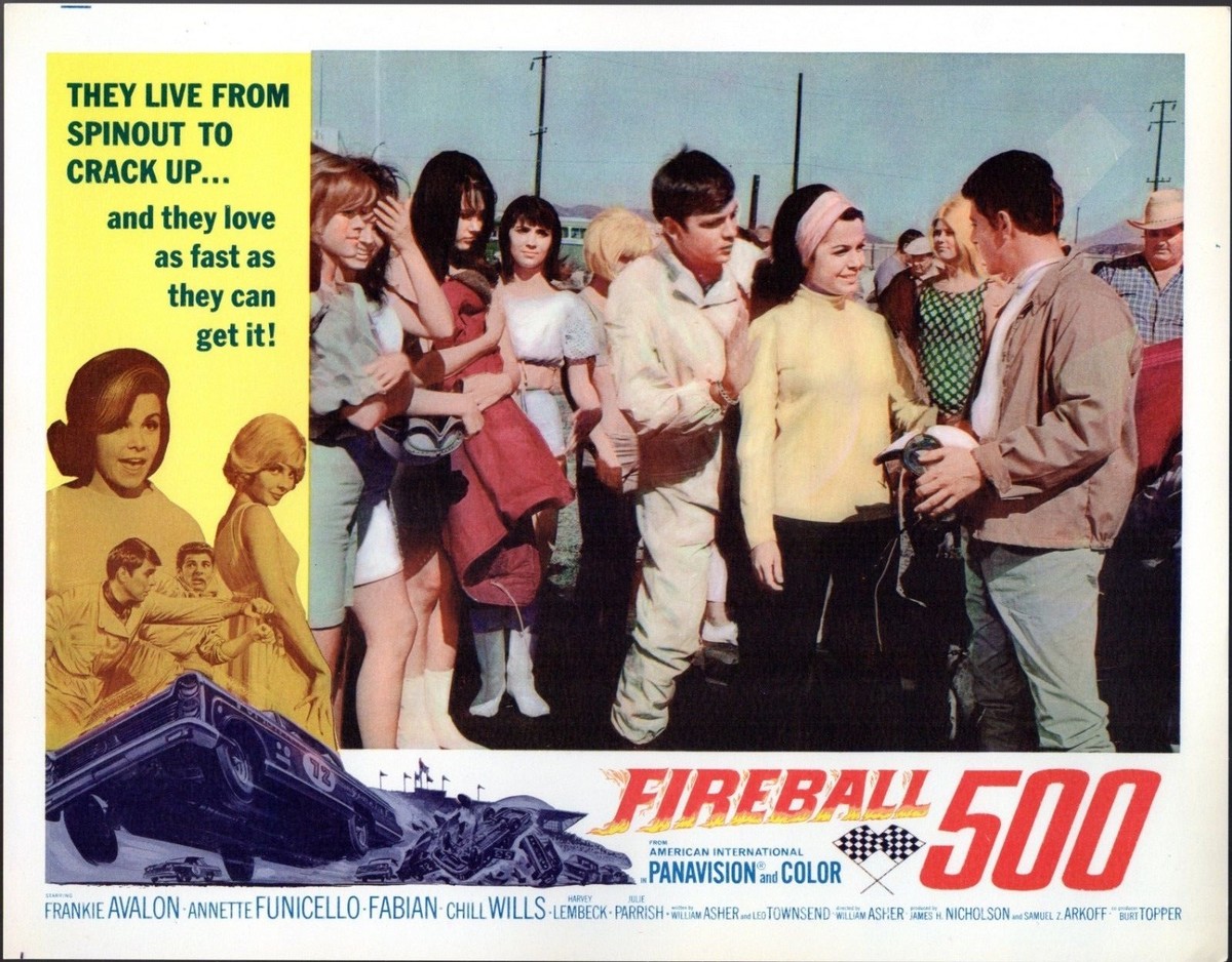 ANNETTE FUNICELLO FABIAN FRANKIE AVALON FIREBALL 500 SET OF 8 ORIG
