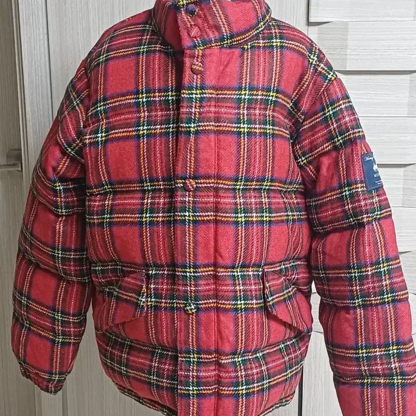 Red Check Pattern Padded Jacket Size 100 Trendy O… - image 8