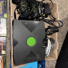 Original Xbox Console 4 Remotes Original Manu...