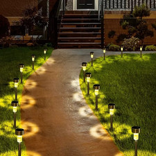 10PACK Solar Stake Lights Outdoor Garden Patio lawn Landscape Pathway Lighting