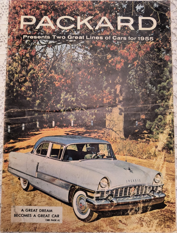 Packard 1955 Brochure Patrician Caribbean Clipper Constellation Panama Original