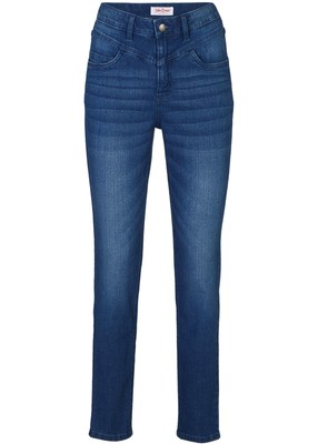 Skinny Jeans High Waist Soft Gr. 36 Blau Denim Used Damen-Hose Pants Neu*