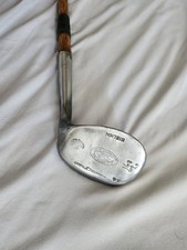 Antique Wood Shaft BURKE ANTI SHANK WAFFLE FACE 24 Special Forged NIBLICK 38"