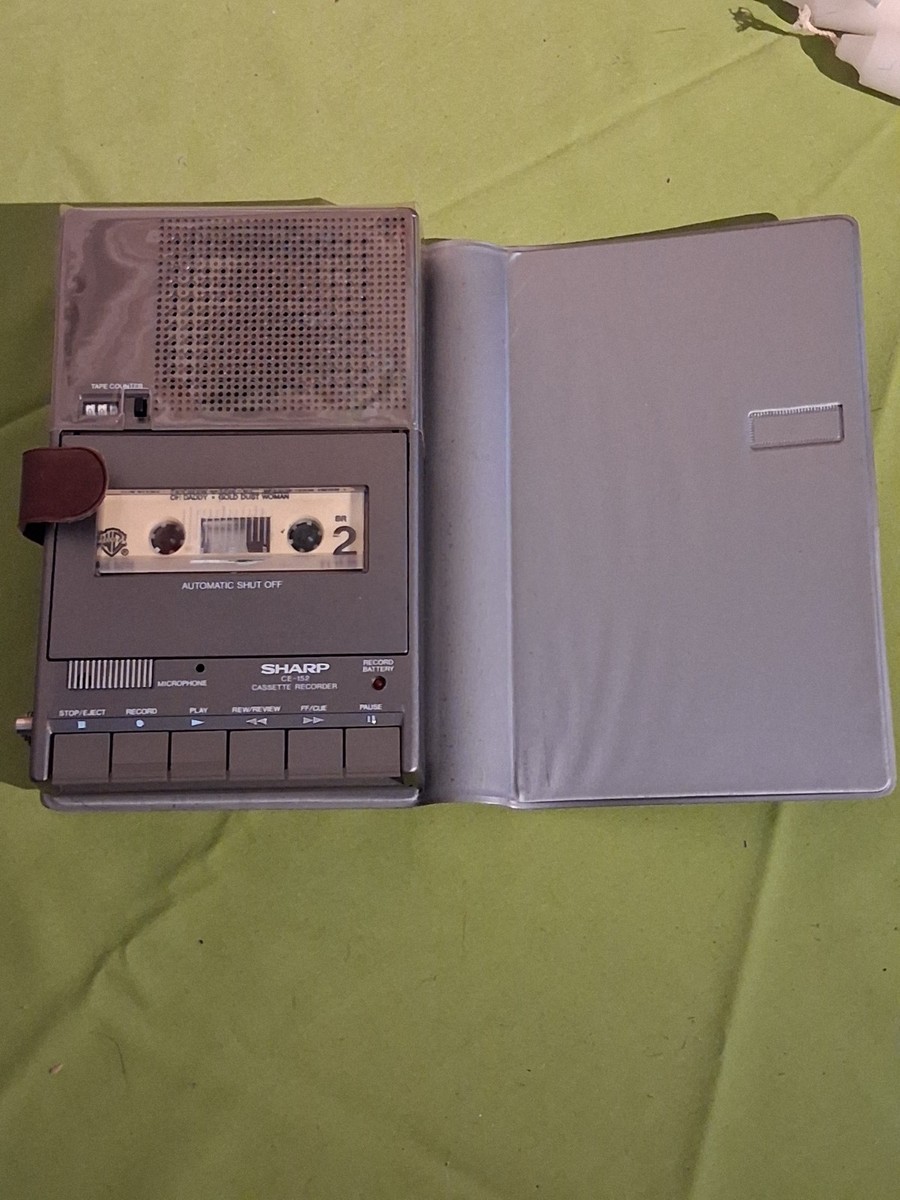 SHARP カセットレコーダー CE-152 Sharp CE-152 Tape Recorder