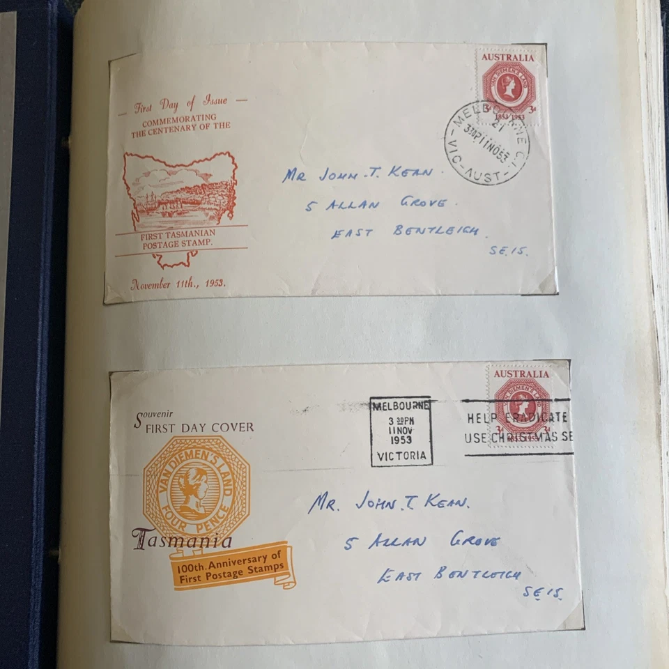 Predecimal FDCs x 90 in Album - image 2 of 4