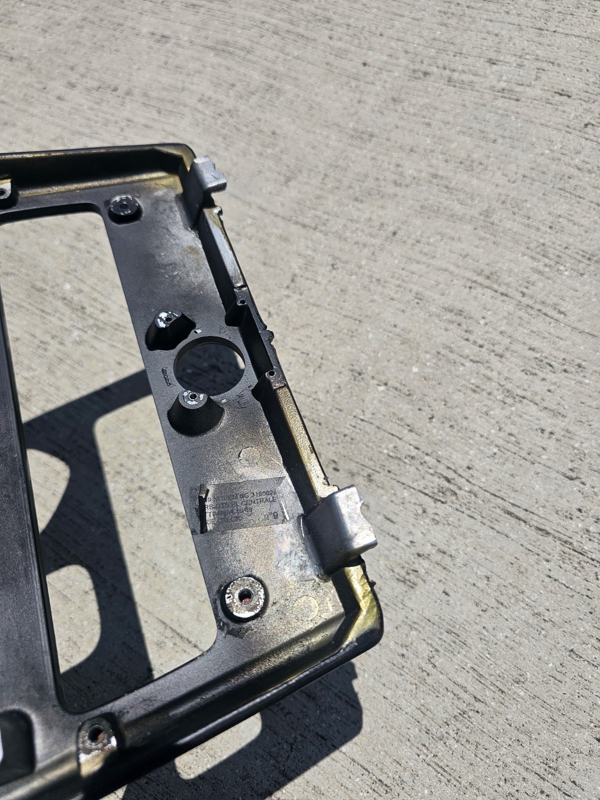 2005-2008 Maserati Quattroporte Dash Center Console Carbon Fiber Trim Panel