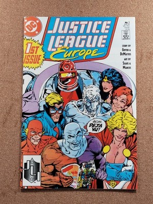 Justice League Europe 1989 #1 Direct Key 1st App. Inspector Camus DC Comic