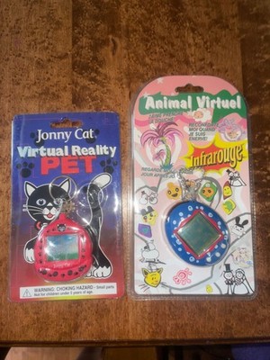 SEALED Johnny Cat & Animal Virtuel Virtual Reality Pet Keychain Interactive Toy