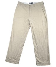 Vintage Polo Ralph Lauren Pants Men 36x30 Beige Chino Cotton 90s