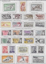 26 Czechoslovakia Stamps from Quality Old Antique Album 1959-1960