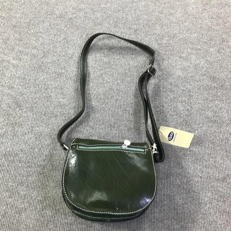 Floto Crossbody Bag Womens Small Leather Purse Made in Italy Adjustable Strap - Изображение 2 из 4