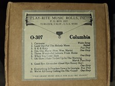 Nickelodeon Orchestrion O-roll Recut O-307 One-step Fox Trots
