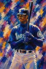 Ken "The Natural" Griffey Jr. 12x18 MLB/Baseball Player Poster