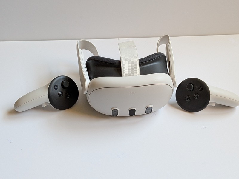 Meta Quest 3 128GB VR Virtual Reality Gaming Headset with Controllers MORE