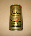 Andeker Of America Beer Can Crimped Steel The Beer Supreme — photo 3
