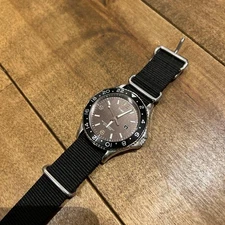 TIMEX Kaleidoscope Watch Quartz Nylon Band Black Mens Analog Authentic