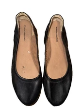 Amazon Essentials Ballet Flats Comfortable Slip On Shoes Black Size 10