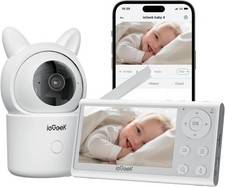 ieGeek Baby Monitor with Camera and Audio, 5" Large HD Display 1080P Camera