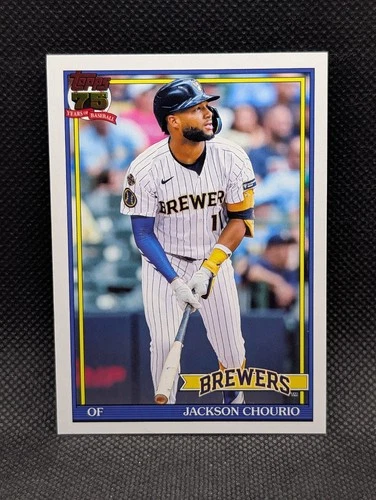2026 Topps Series 1 Jackson Chourio Base (RAW)