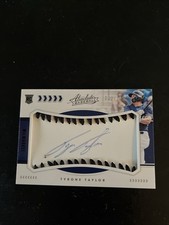 2020 Absolute Baseball Material Signatures Black Tyrone Taylor Rookie 011/125