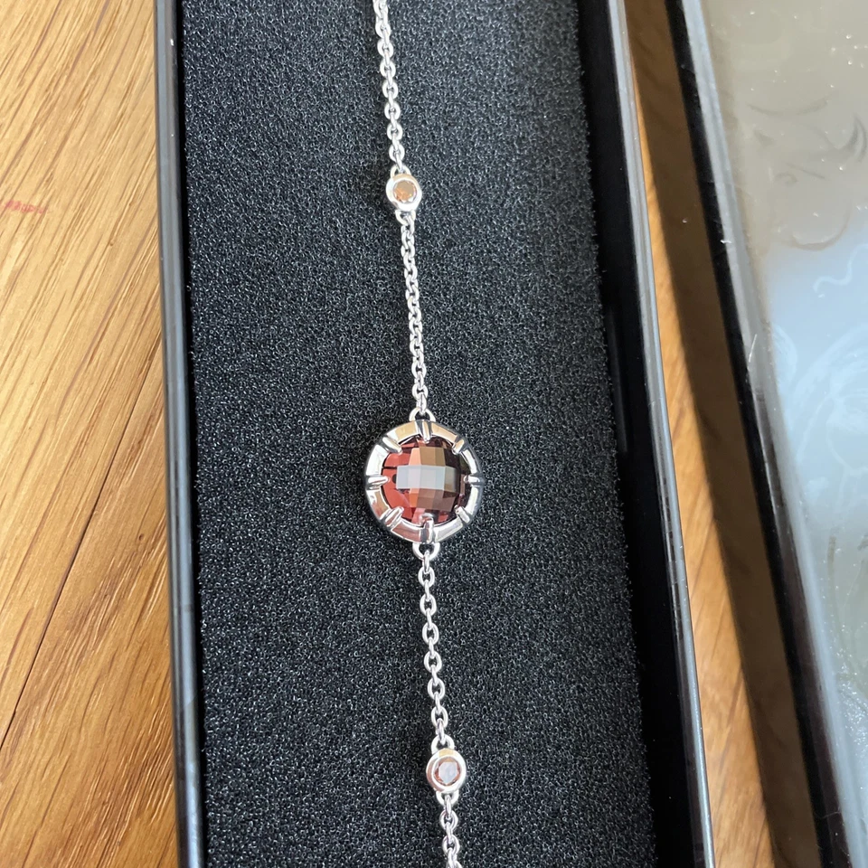 Esprit Armreif Armband Silber Braun 18-20 cm Länge Edel Neu - Bild 2 von 4