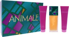 Animale 3 pcs set for women: 3.4 eau de parfum spray + 3.4 shower gel + 3.4 body