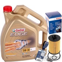 Bosch ÖLfilter 1457429306+CASTROL 5W30 FüR Mercedes A Klasse W169 B Klasse W245