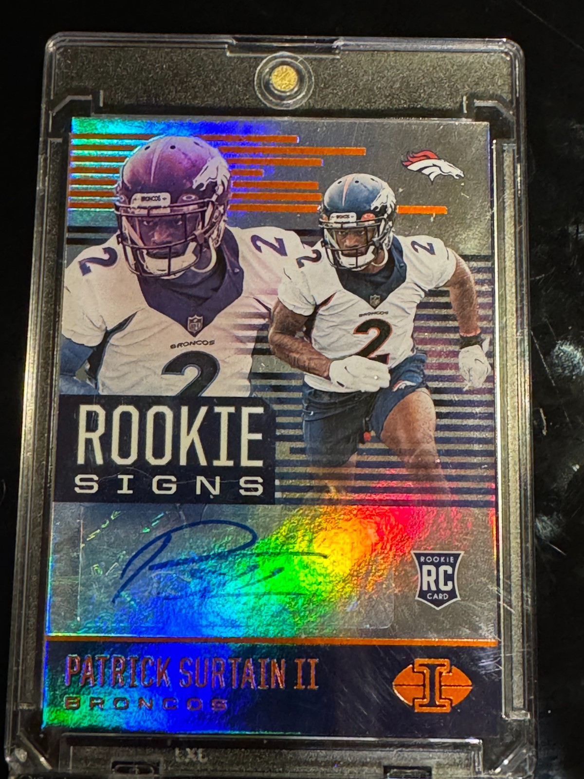 2021 Panini Illusions - Rookie Signs Patrick Surtain II #RS-PS Orange (AU, RC)