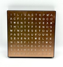 Sharper Image LED Light-Up Word Clock Plug-in...