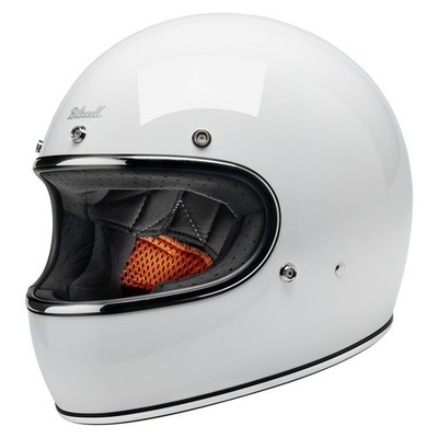 Biltwell Gringo Glossy White Helmet Size M
