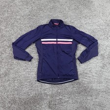 Rapha Jersey Womens XS Small Long Sleeve Brevet Windblock Full Zip Wool