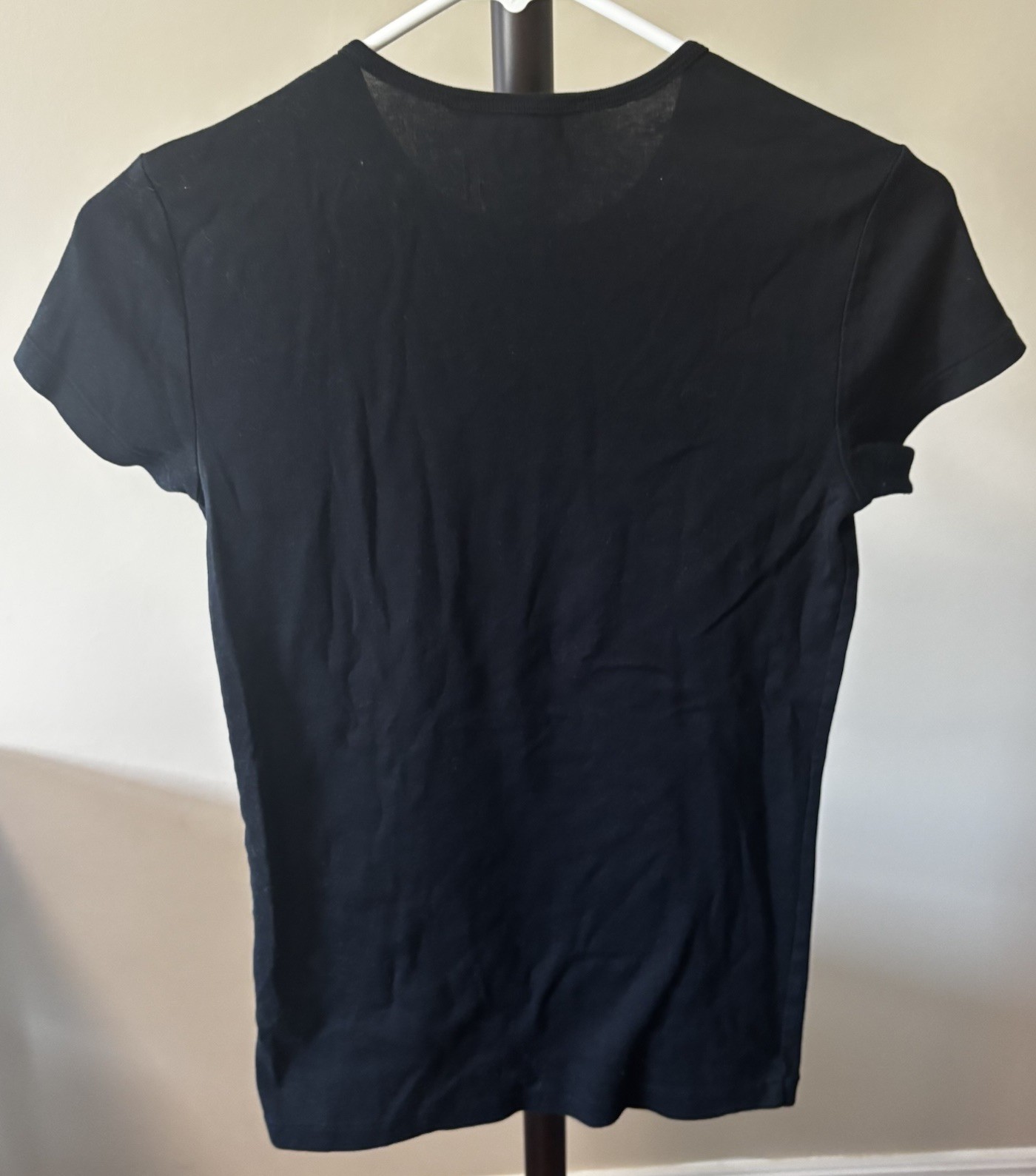 T shirt maglietta RALPH LAUREN GOLF Big Pony vestibilità sartoriale nera manica corta media