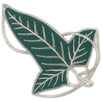 Patch - C&D Visionary - The Lord of the Rings Leaf Brooch 3.5''x3.4'' Iron-On NEW