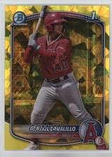 2025 Bowman Chrome Sapphire Prospects Yellow 59/75 Gabriel Davalillo 06l3