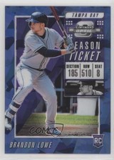 2019 Panini Chronicles Contenders Optic Blue Ice Prizm 42/99 Brandon Lowe nd3