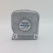 Craftsman 8 Ft Power Return Tape Measure 39101 MADE IN USA Vintage Tools