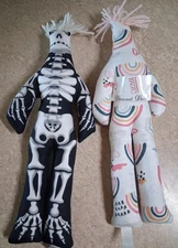 2 Dammit Doll Voodoo Stress Throw Toy Fun Gag Gift Halloween White Elephant Xmas