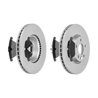 f.becker Bremsscheiben Ø300MM + BremsbelÄGe Vorne FÜR Land Rover Freelander 2