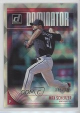 2018 Panini Donruss Dominators Silver 335/349 Max Scherzer #D4 0f8