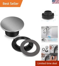 Corrosion-Resistant Kitchen Sink Hole Cover - Brushed Finish - Lifetime