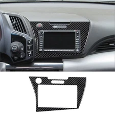 Carbon Fiber Interior Radio Console Cover Trim For Honda CR-Z 2011-2016
